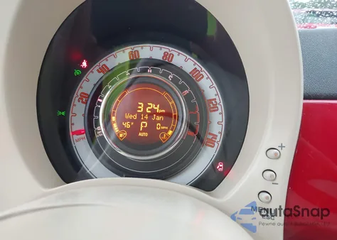 2012 Fiat 500C Pop z USA, uszkodzony, nr VIN 3C3CFFDR1CT340664